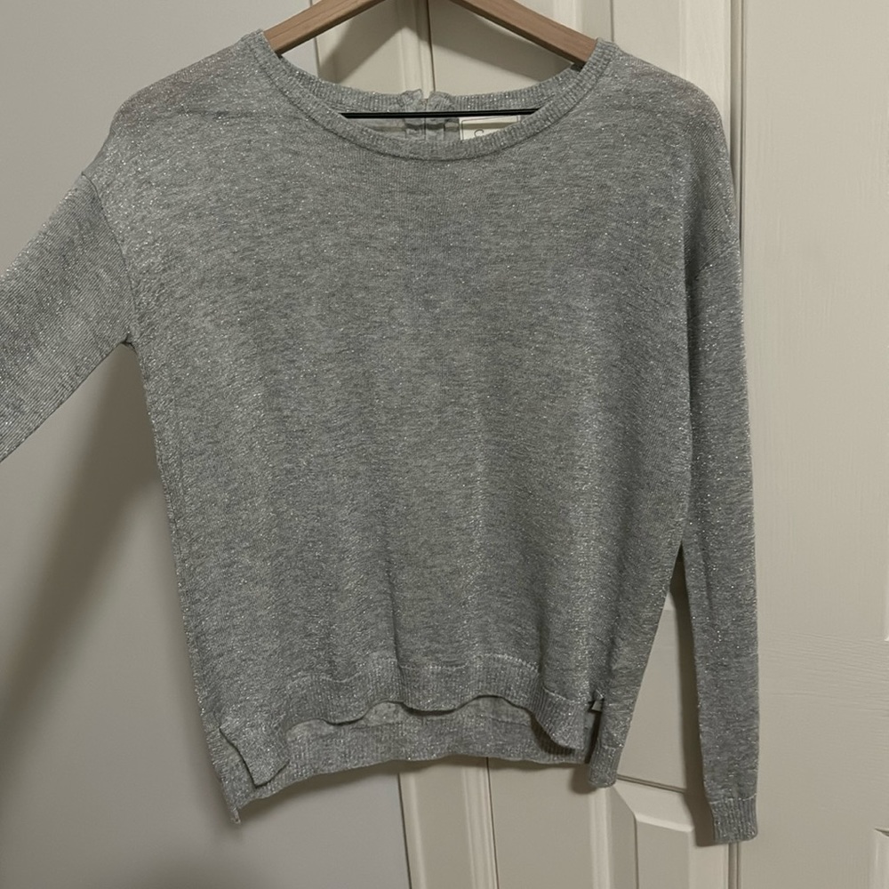 Grey Shimmery Light Sweater Sybilla Collection, size S